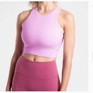 Light Pink Athleta Conscious Crop Top 1X
